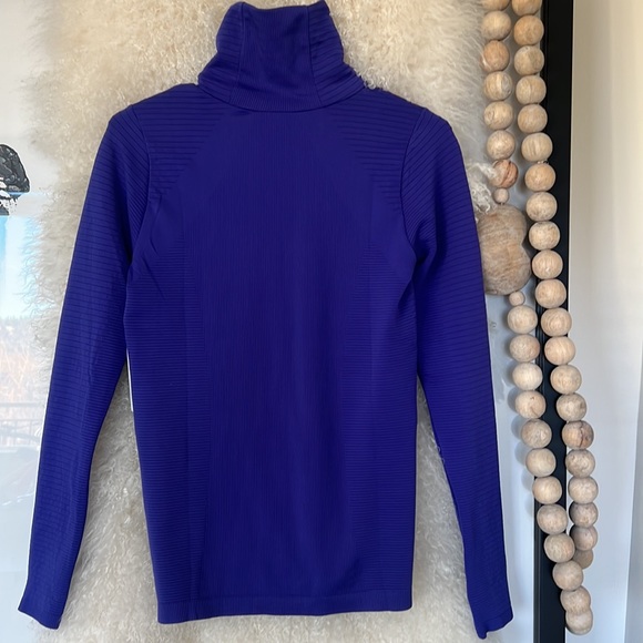 Flurry Blizzard Rib Turtleneck, Size Small, Color: Noble Blue - Picture 2 of 6